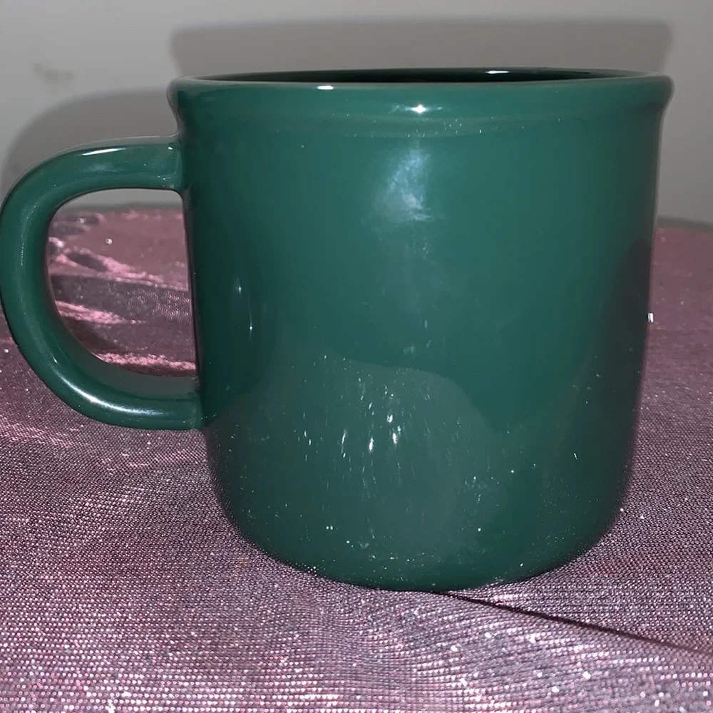 Rae Dunn ELF Mug GREEN Ceramic‎ Mug